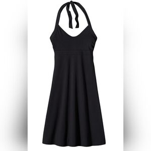 Iliana Patagonia Black Casual Halter Dress